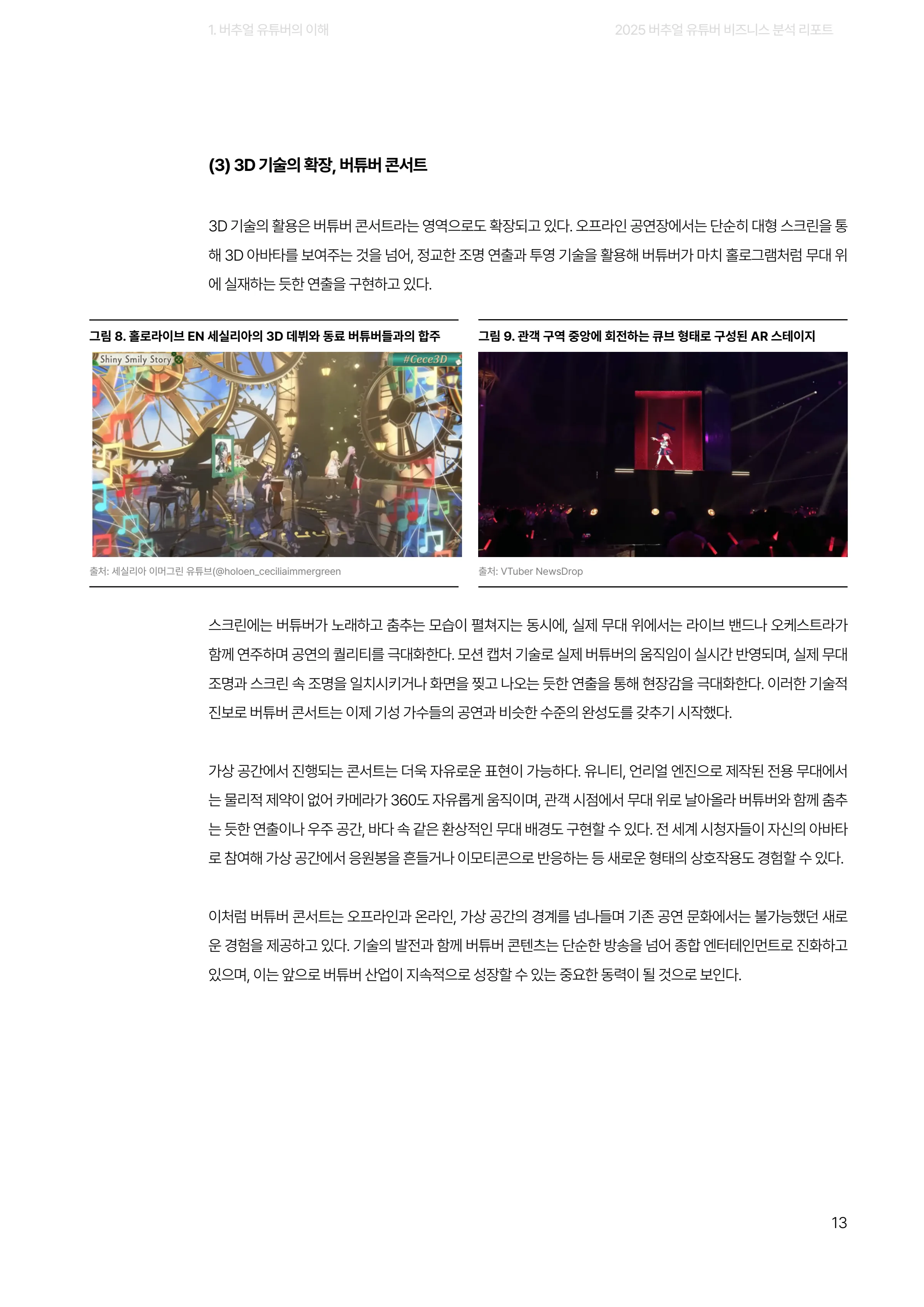 2025 버추얼 유튜버 비즈니스 분석 리포트 13쪽
